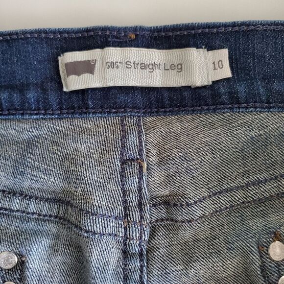 Levi’s 505 Jeans Women’s Size 10 Straight Leg Medium Wash Mid Rise - Picture 11 of 11
